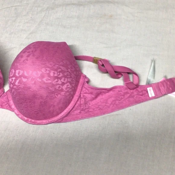 Victoria's Secret Pink Leopard Print Bra - Picture 5 of 8